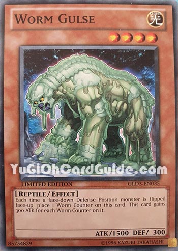 Yu-Gi-Oh Card: Worm Gulse