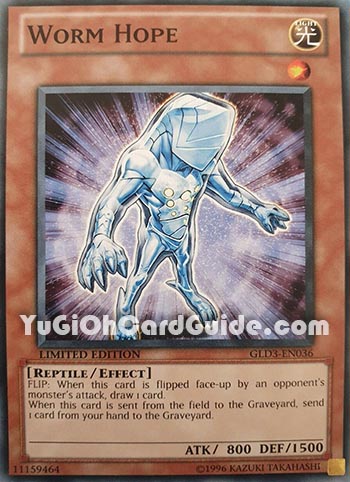 Yu-Gi-Oh Card: Worm Hope
