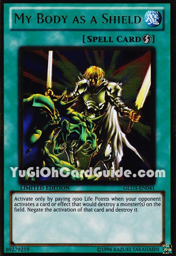 Yu-Gi-Oh! – My Body As A Shield (LCYW-EN135) – 1st Edition Common, Sammelkarte