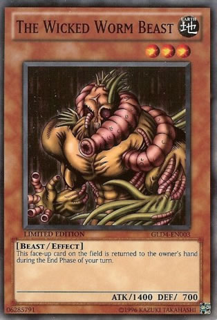 Yu-Gi-Oh Card: The Wicked Worm Beast