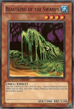 Yu-Gi-Oh Card: Beastking of the Swamps