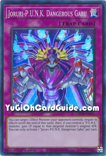 Yu-Gi-Oh Card: Joruri-P.U.N.K. Dangerous Gabu