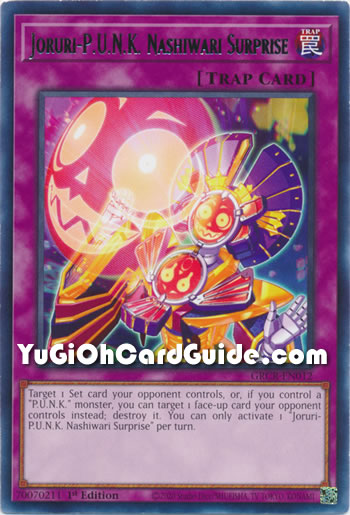 Yu-Gi-Oh Card: Joruri-P.U.N.K. Nashiwari Surprise
