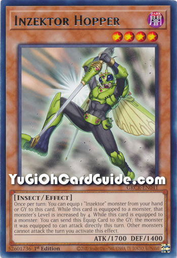 Yu-Gi-Oh Card: Inzektor Hopper