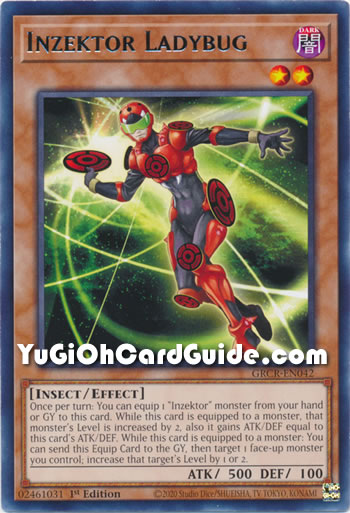 Yu-Gi-Oh Card: Inzektor Ladybug