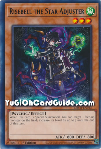 Yu-Gi-Oh Card: Risebell the Star Adjuster