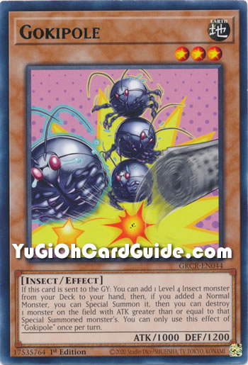 Yu-Gi-Oh Card: Gokipole