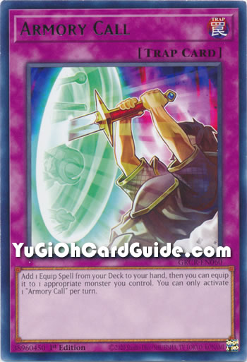 Yu-Gi-Oh Card: Armory Call
