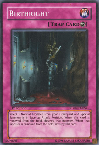 Yu-Gi-Oh Super Rare Trap Card