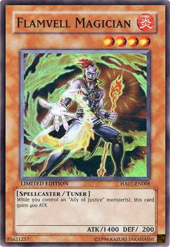 Yu-Gi-Oh Card: Flamvell Magician