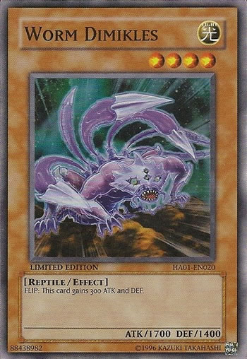 Yu-Gi-Oh Card: Worm Dimikles