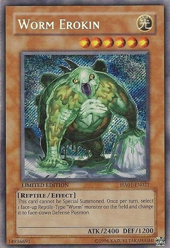 Yu-Gi-Oh Card: Worm Erokin