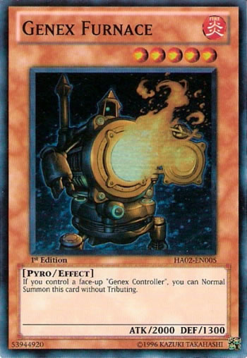 Yu-Gi-Oh Card: Genex Furnace