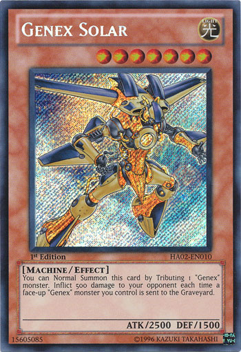 Yu-Gi-Oh Card: Genex Solar