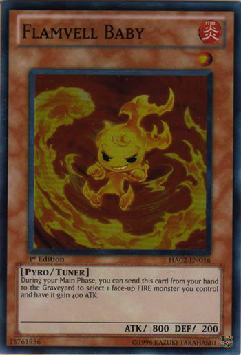 Yu-Gi-Oh Card: Flamvell Baby