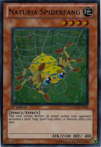 Yu-Gi-Oh Card: Naturia Spiderfang