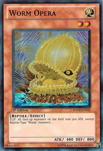 Yu-Gi-Oh Card: Worm Opera