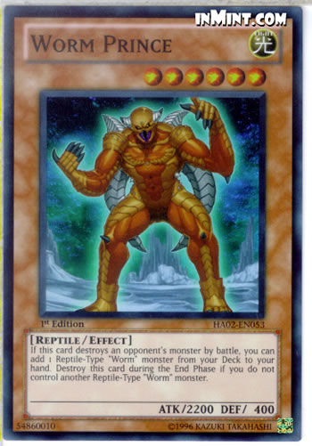 Yu-Gi-Oh Card: Worm Prince