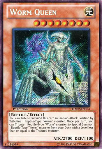 Yu-Gi-Oh Card: Worm Queen
