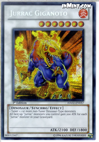 Yu-Gi-Oh Card: Jurrac Giganoto