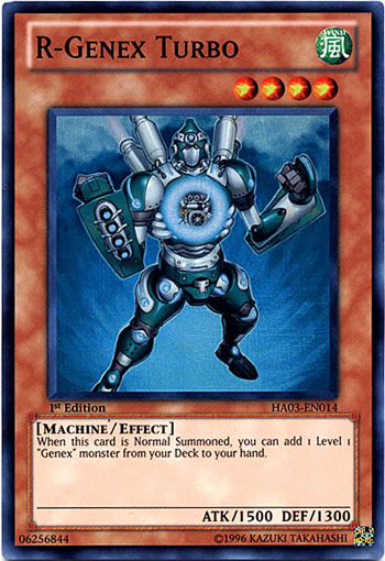 Yu-Gi-Oh Card: R-Genex Turbo