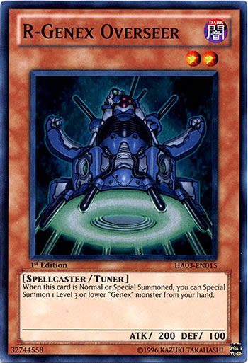 Yu-Gi-Oh Card: R-Genex Overseer
