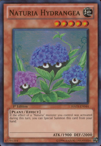 Yu-Gi-Oh Card: Naturia Hydrangea