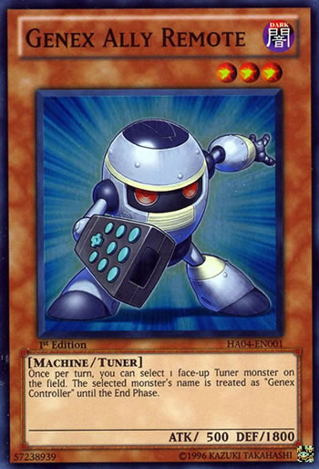Yu-Gi-Oh Card: Genex Ally Remote