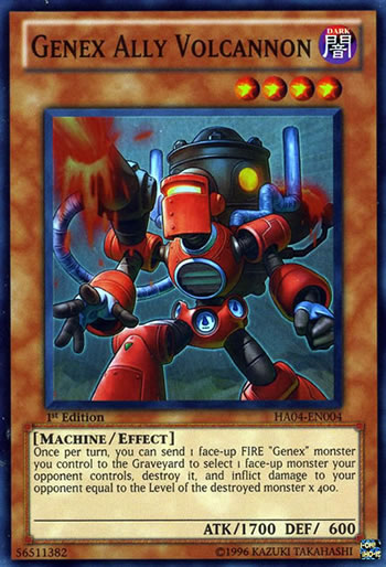 Yu-Gi-Oh Card: Genex Ally Volcannon
