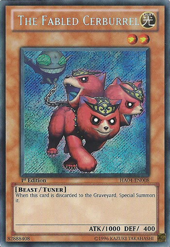 Yu-Gi-Oh Card: The Fabled Cerburrel