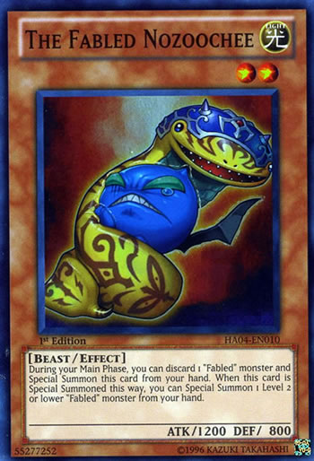 Yu-Gi-Oh Card: The Fabled Nozoochee