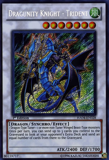 Yu-Gi-Oh Card: Dragunity Knight - Trident