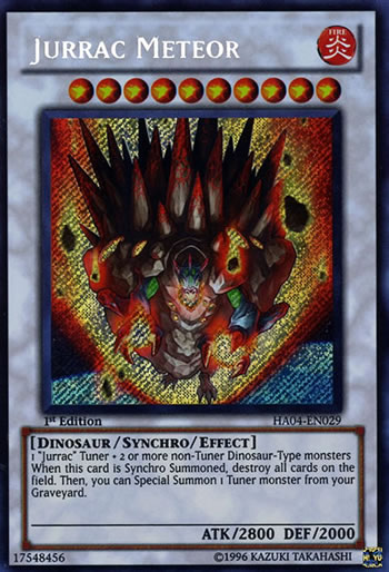 Yu-Gi-Oh Card: Jurrac Meteor