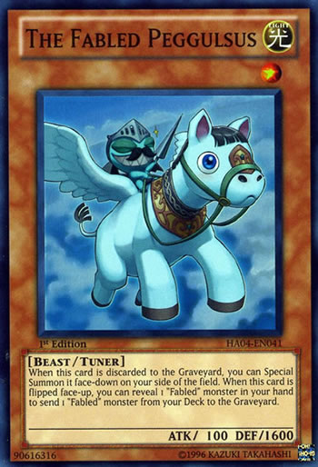 Yu-Gi-Oh Card: The Fabled Peggulsus