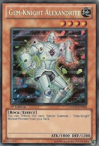 Yu-Gi-Oh Card: Gem-Knight Alexandrite
