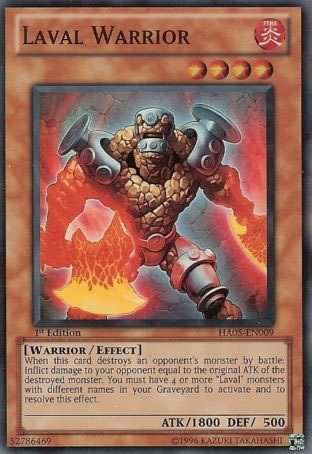 Yu-Gi-Oh Card: Laval Warrior