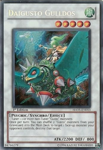 Yu-Gi-Oh Card: Daigusto Gulldos