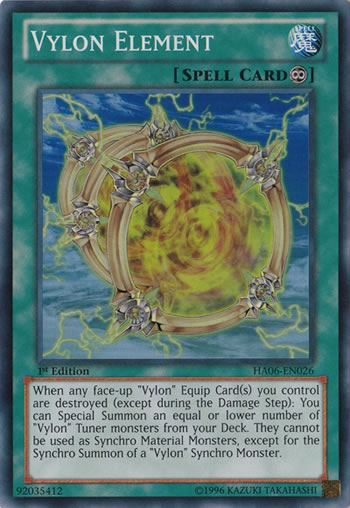 Yu-Gi-Oh Card: Vylon Element