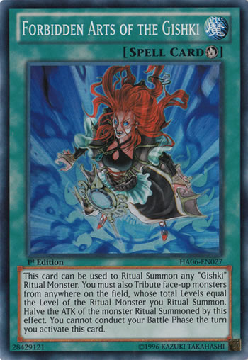 Yu-Gi-Oh Card: Forbidden Arts of the Gishki