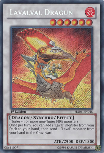 Yu-Gi-Oh Card: Lavalval Dragun