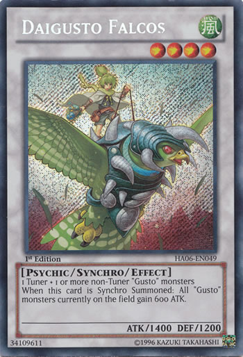 Yu-Gi-Oh Card: Daigusto Falcos