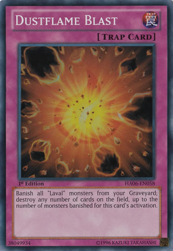 Yu-Gi-Oh Card: Dustflame Blast