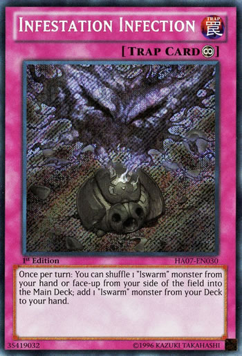 Yu-Gi-Oh Card: Infestation Infection