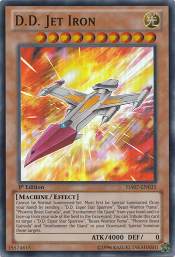 Yu-Gi-Oh Card: D.D. Jet Iron
