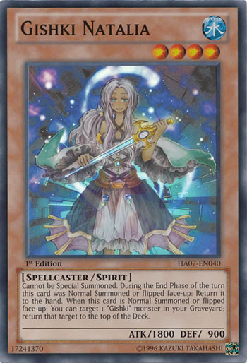 Yu-Gi-Oh Card: Gishki Natalia