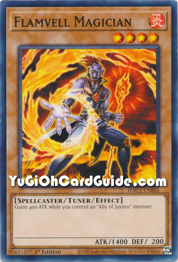 Yu-Gi-Oh Card: Flamvell Magician