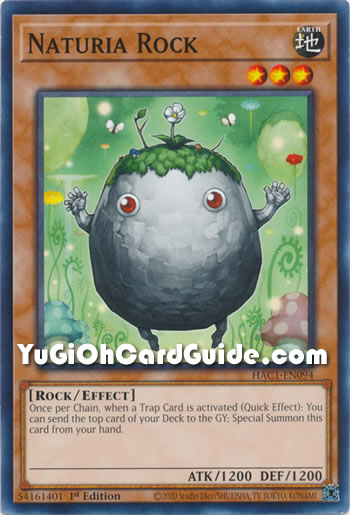 Yu-Gi-Oh Card: Naturia Rock