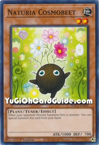Yu-Gi-Oh Card: Naturia Cosmobeet