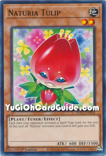 Yu-Gi-Oh Card: Naturia Tulip