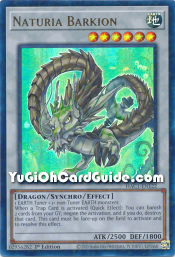 Yu-Gi-Oh Card: Naturia Barkion